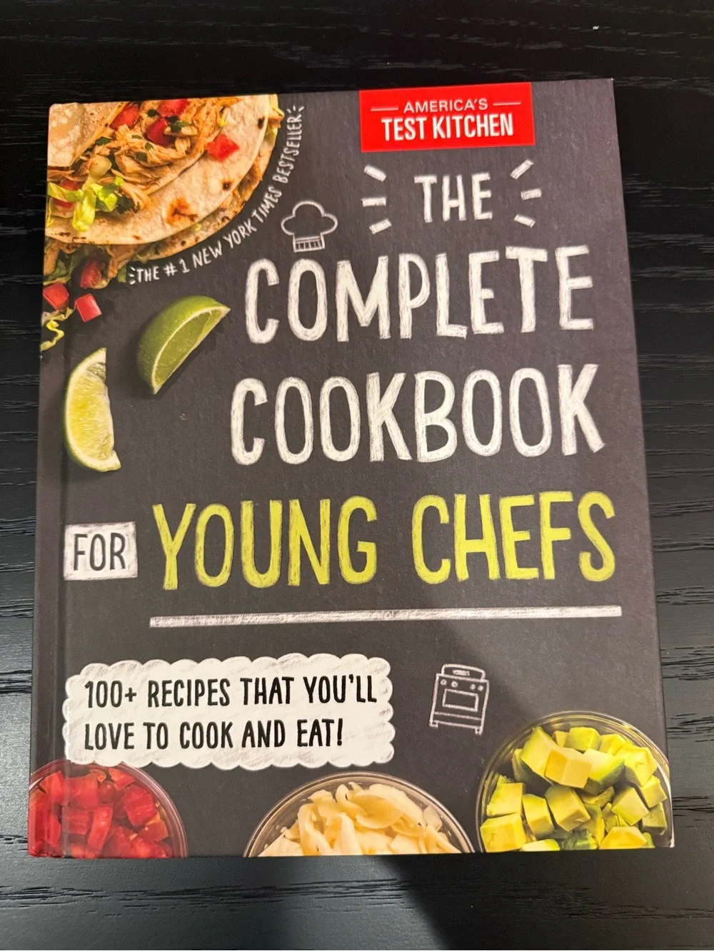 The Complete Cookbook for Young Chefs - Black & Yellow
